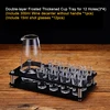 12 holes(2*6)+12 cups+1 decanter(No handle)