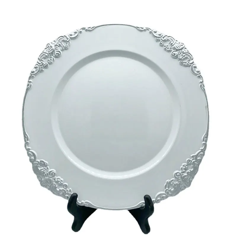 Milzeone 150PCS Round Charger Plates Bulk, 13Inch Reusable - View #6