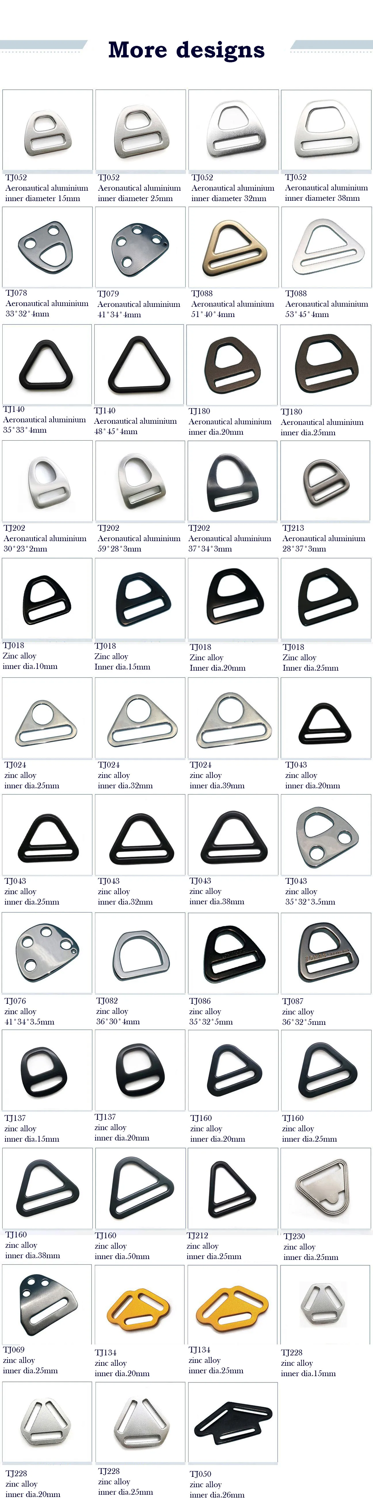 Wholesale Customize Webbing Space Aluminum Quick Release Buckle ...
