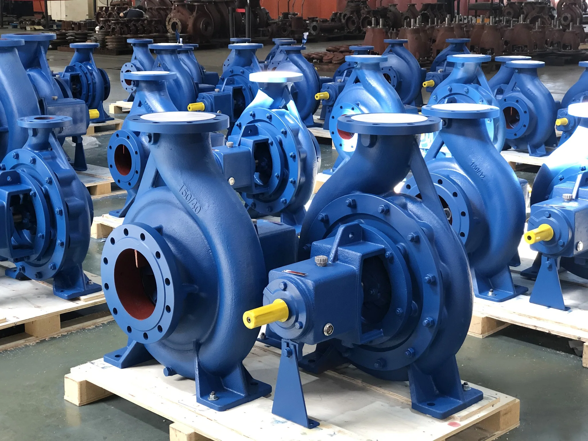 EN733 End Suction Centrifugal Water Pump 100m3/h to 200m3/h Capacity with 20m-45m Pump Head for Clean Water Transportation