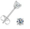 Moissanite 2ct GRA Certificate White Gold Plated