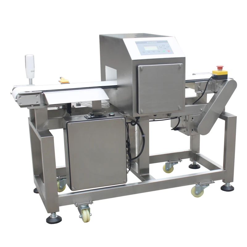 Food Grade Conveyor Metal Detector with Air Blowing Rejector