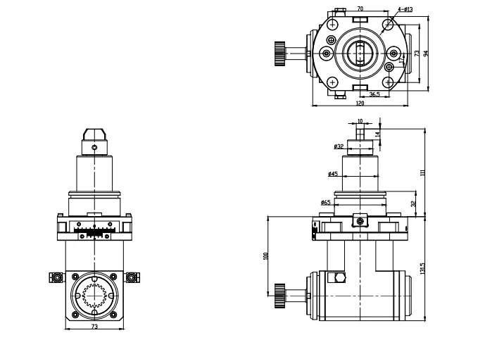 BMT45/BMT55/BMT65 Gear Hobbing Tool Holders - Precision & Durability
