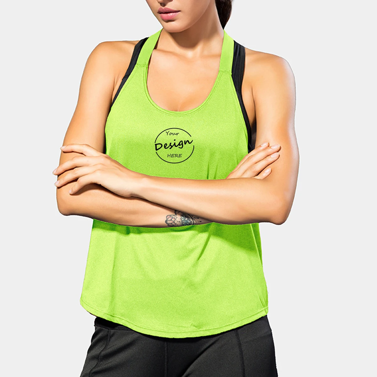 Bulk Sleeveless Yoga Tank Top Yoga Vest Athletic Fitness Sport