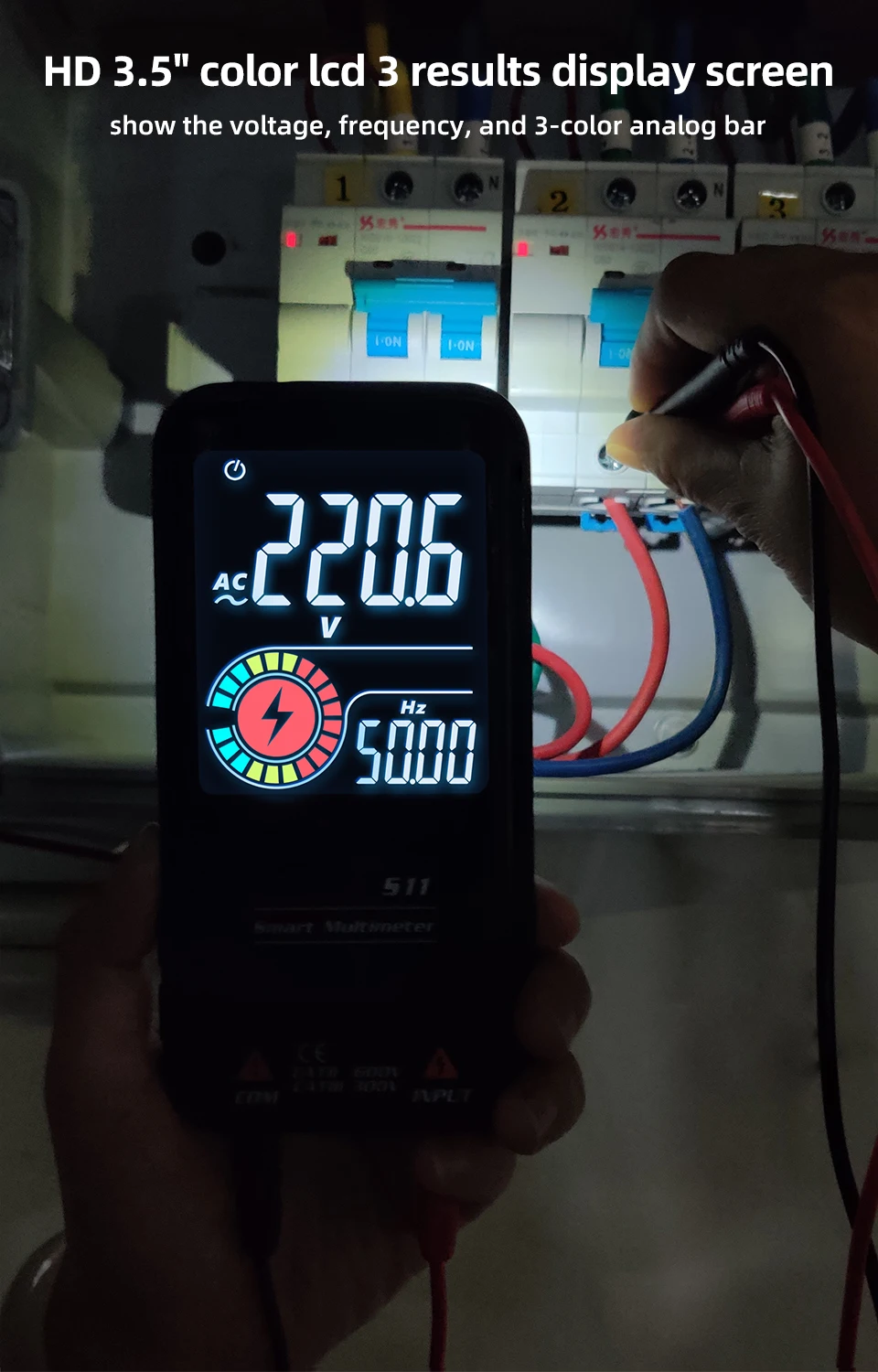 Factory supply digital voltmeter BSIDE S11 USB rechargeable 9999 Counts digital Multimeters