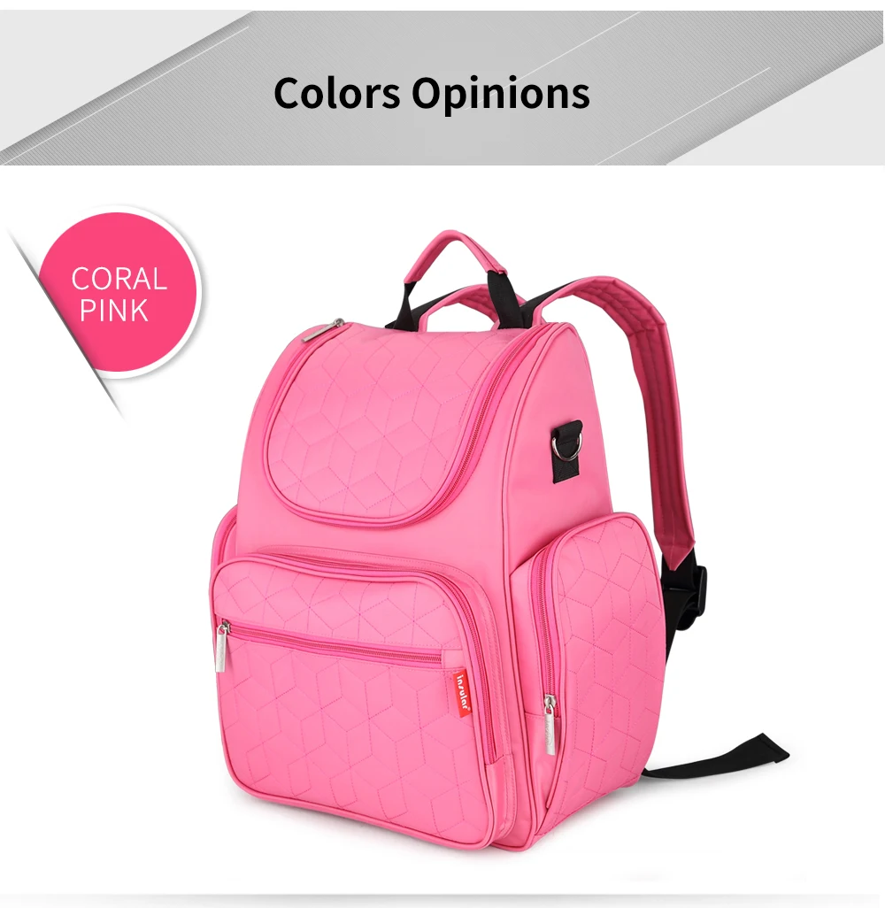 Diaper Backpack for Mothers Waterproof Multi-function Stroller with Straps  Pink Snake Print Stylish Diaper Bag for Baby Travel - AliExpress