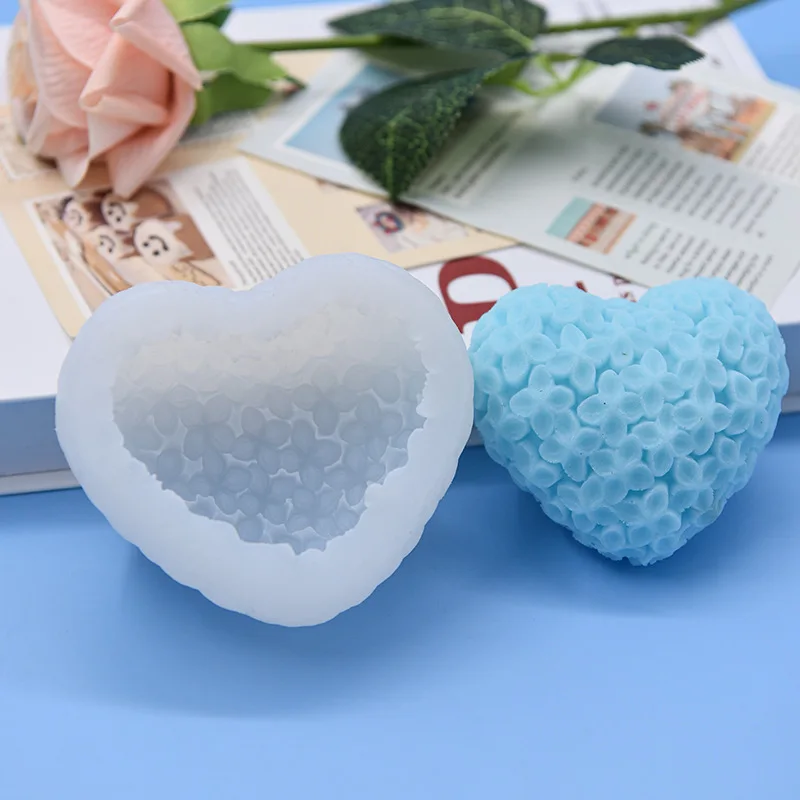 Love Shaped Flower Silicone Mold DIY Cake Tools for Baking and Decorating for Personalized Cakes supplier
