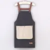 Bolsillo impermeable para limpiamanos con correas - negro