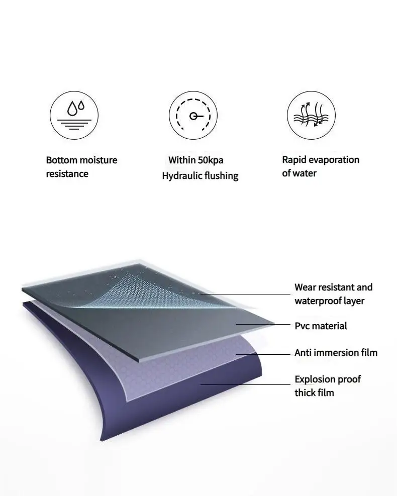 Design moderno Double Air Bed Colchão alta dobrável inflável para atividades ao ar livre para parques de campismo