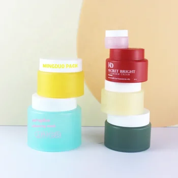 PP Skincare Cream Jar Screw Lids Plastic 10g 25g 50g 100g 200g Body Scrub Face Cream Cosmetic Jar