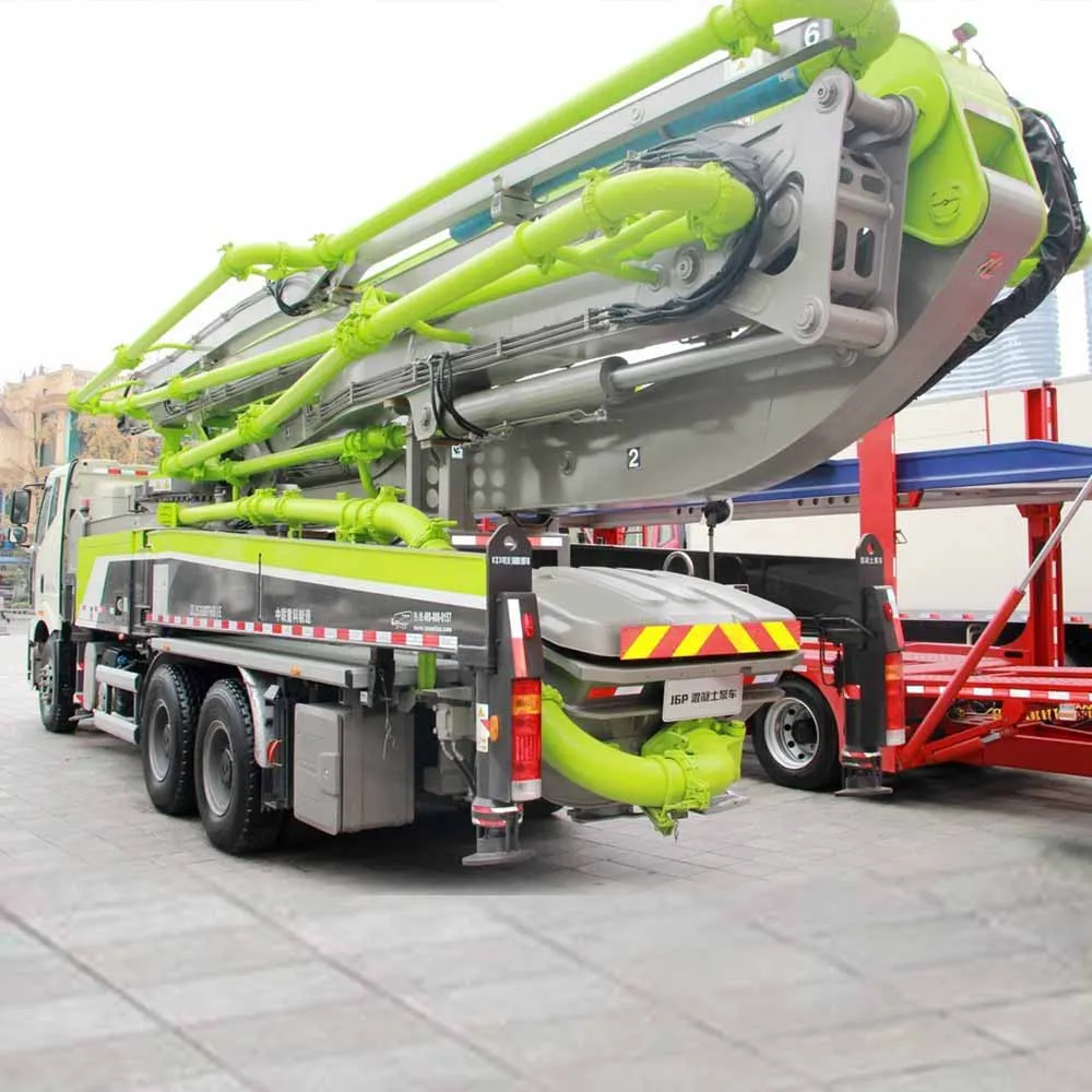 Customized Brand New And Used Truck Mounted Pump Truck Zoomlion 50m 60m 16CBM Concrete Pump Truck For Sale supplier