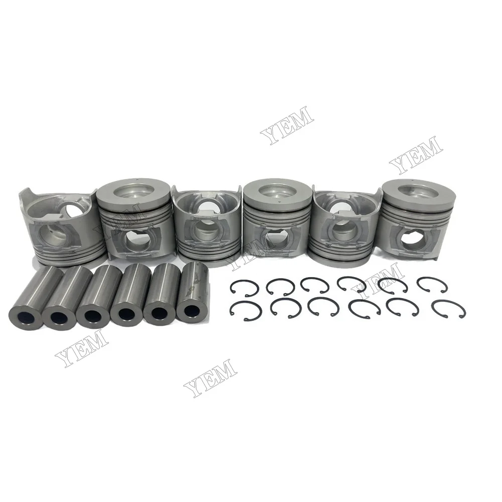 Piston Kit Compatible for Isuzu 6HK1s High Performance Engine Parts 2