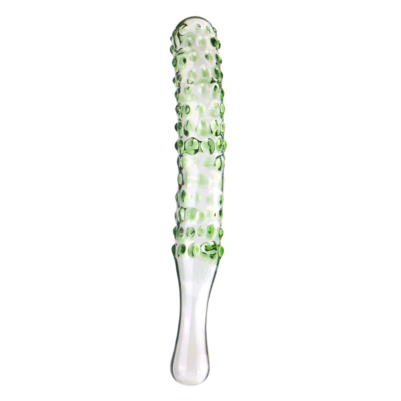 Waterproof Erotic Cucumber Transparent Glass Dildos