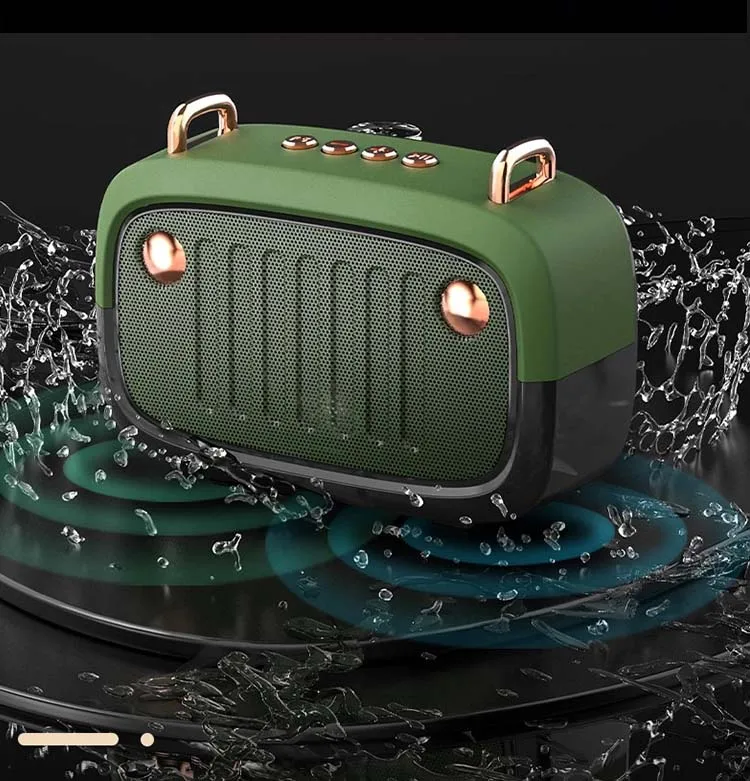 FM radio TF card bluetooth speaker portable wireless mini subwoofer handsfree call - ANKUX.COM