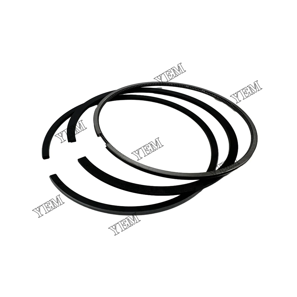 4 Set Piston Ring 0.5mm for Kubota V1505 Engine Parts (Fit One Engine) 4