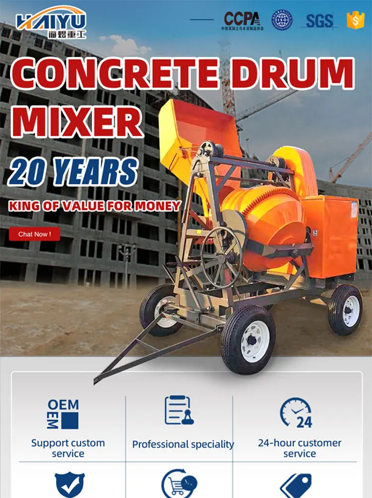 Best Selling Concrete Mixer Automatic Selfloading Cement Mixer Machine