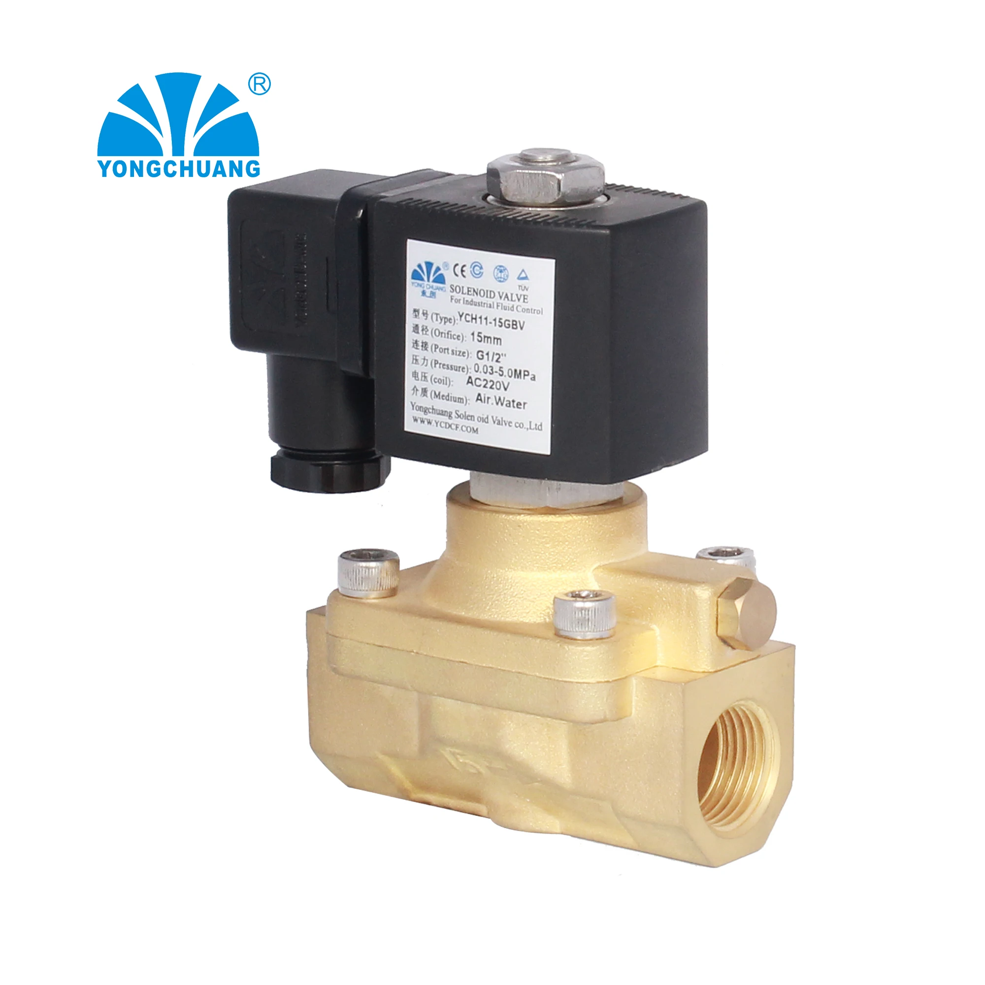 Brass High Pressure Air Compressor Solenoid Valves 220v Buy Solenoid