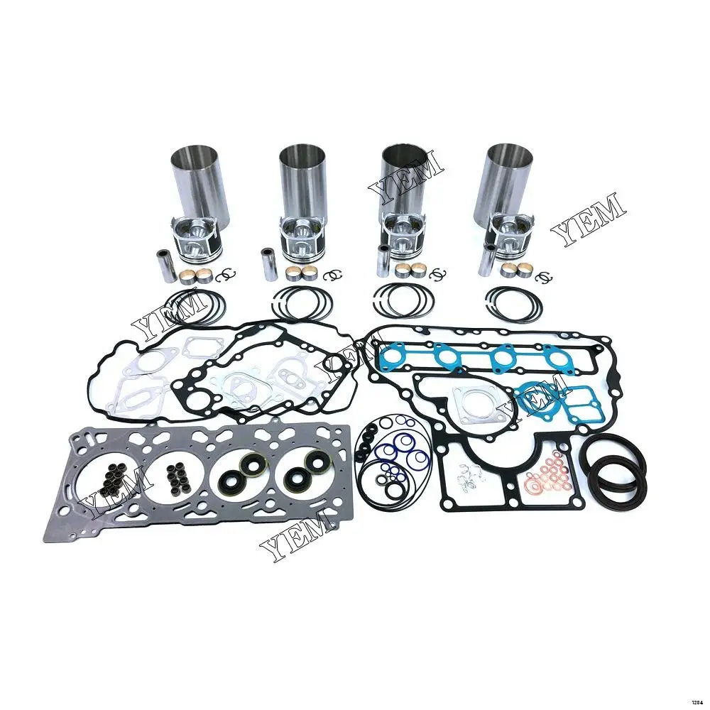 China Supplier V2607 Rebuild Kit With Head Gasket Set Piston Ring Liner for Kubota