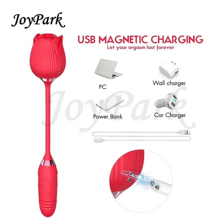 JoyPark Amazon Rose Flower Suction Vibrator Telescopic Jump Egg Vibration Thrusting Dildo Vibrator Sex Toy Vendors for Couples JoyPark Amazon Rose Flower Suction Vibrator Telescopic Jump Egg Vibration Thrusting Dildo Vibrator Sex Toy Vendors for Couples