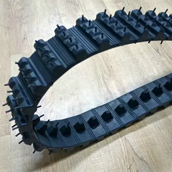 Wholesale Supply BC-80 High-Speed Small Rubber Crawler Robot  Small Rubber Track Small Model Construction Machinery Parts
