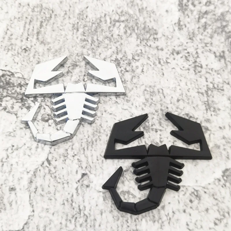 Car Refitting Metal Car logo 3D Metal Car Tail with Scorpion logo
