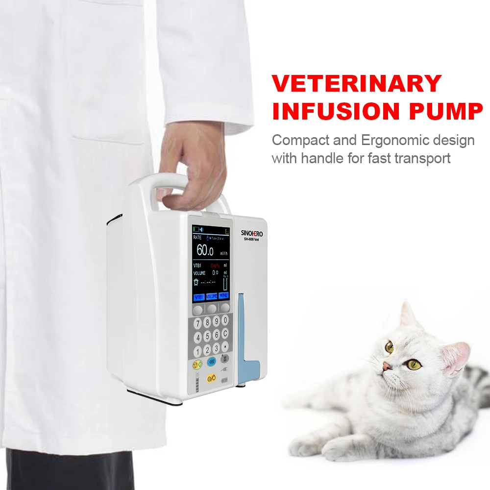 New Model Vet Clinic Medical Device Supply Veterinary Infusion Pump for Animal