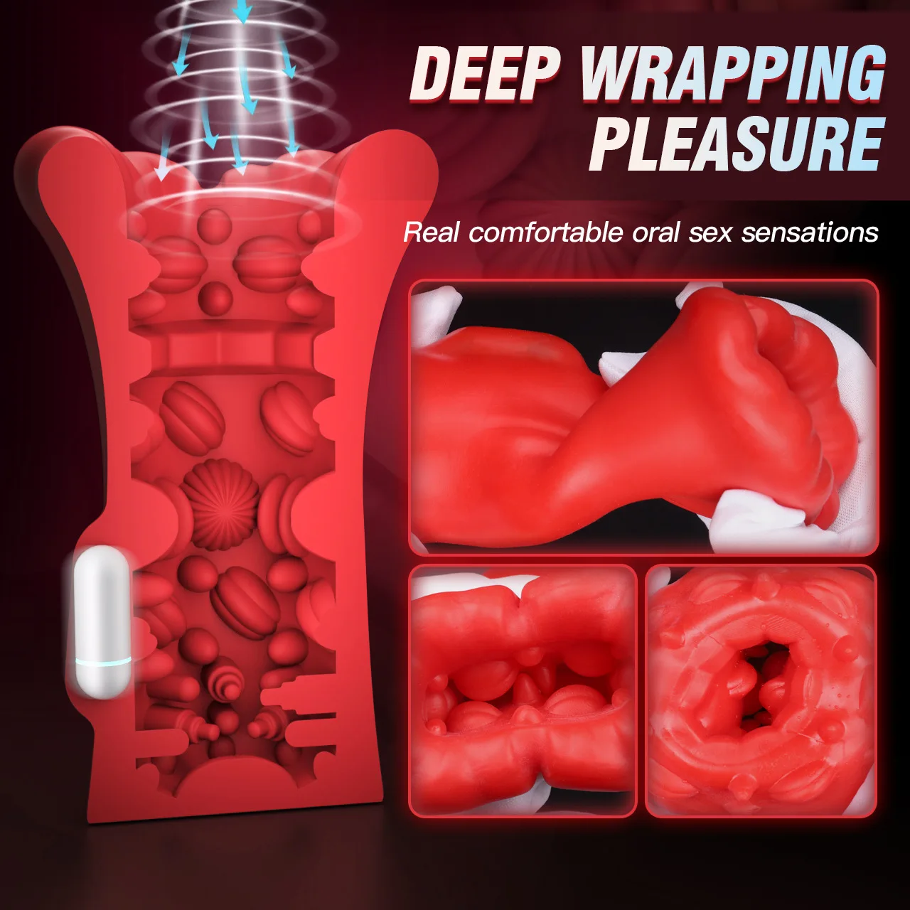 water as lubricant when trying to conceive Masturbateur masculin à Rotation automatique, 10 vitesses réglables, tasse  à Interaction vocale, succion sous vide, vrai vagin, jouet sexuel de poche  pour homme / Bain et Douche main image 0