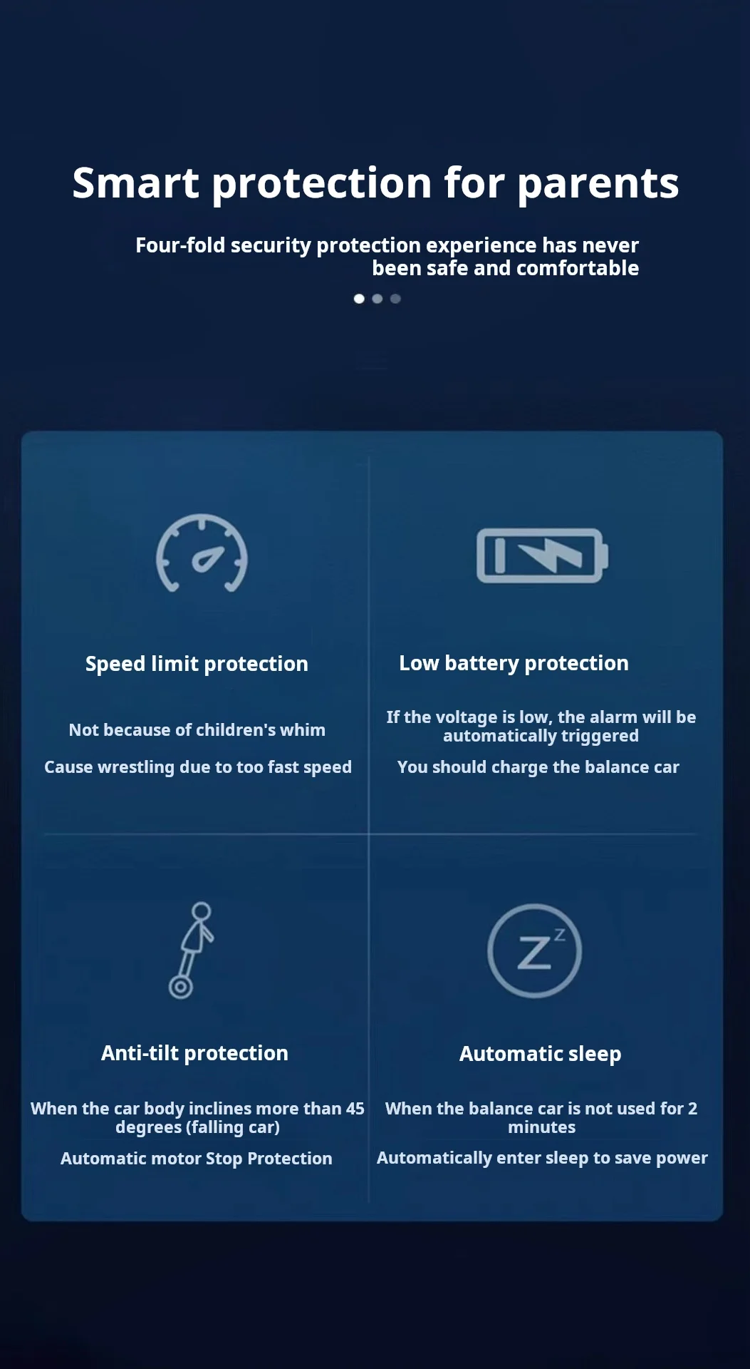 Hoverboard Bluetooth Self Balancing Scooter Anti-Slip Grip Pads