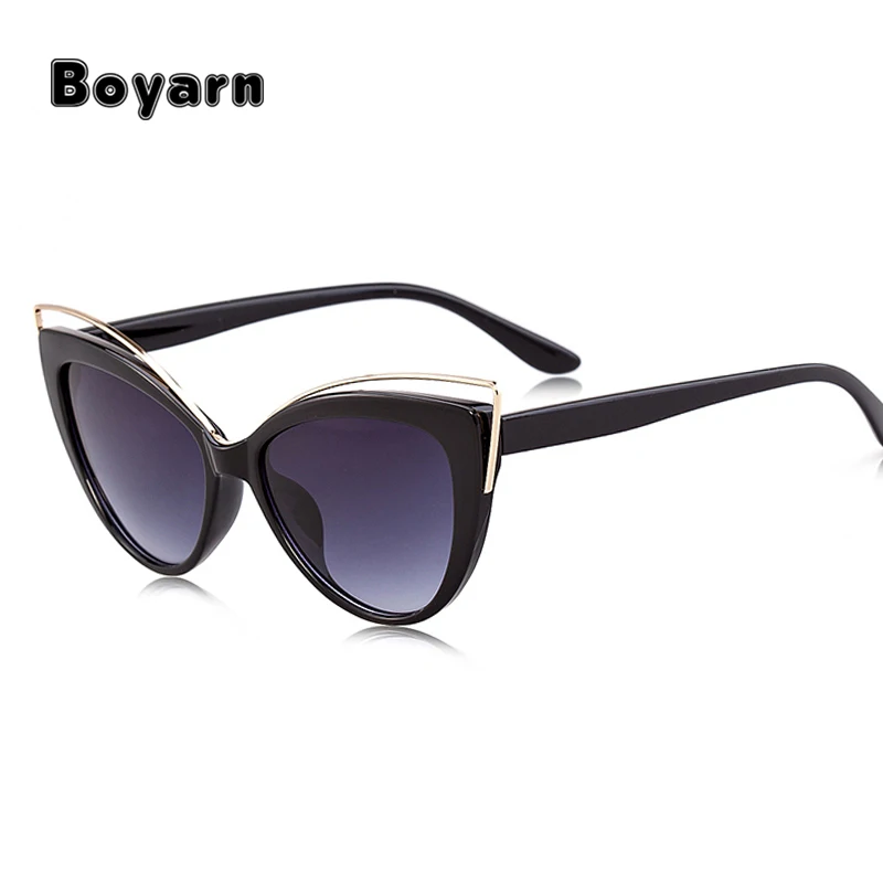 Gafas de sol de ojo de gato Marca de diseñador de lujomujer Gafas de sol de ojo de gato Marca de diseñador de lujomujer