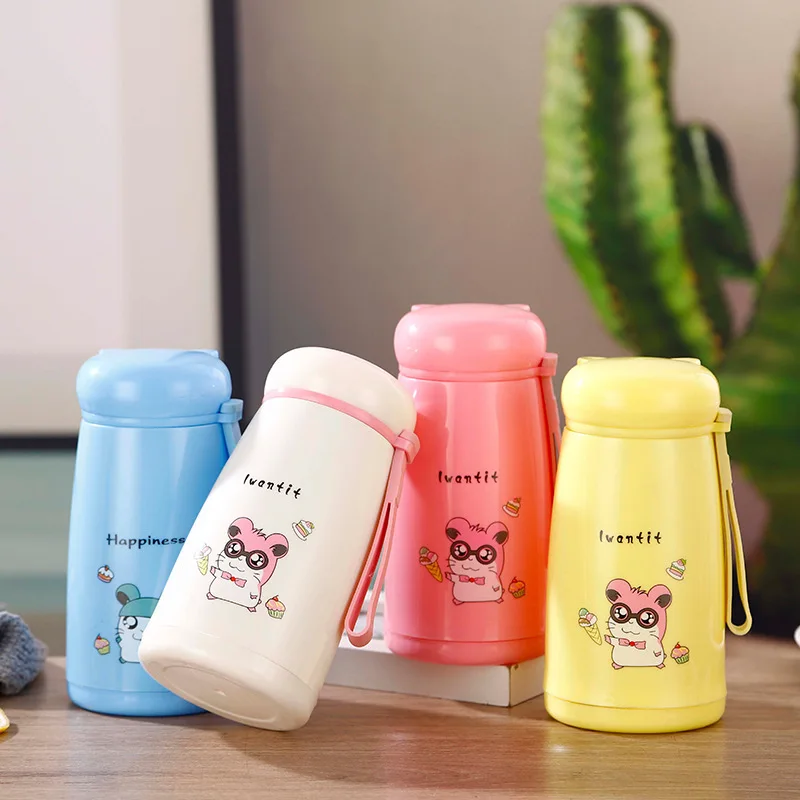 New Custom Logo Unbreakable Double Shell Cup Creative Glass Cup Portable INS Wind Simple Fresh Water Bottle Gift Cup