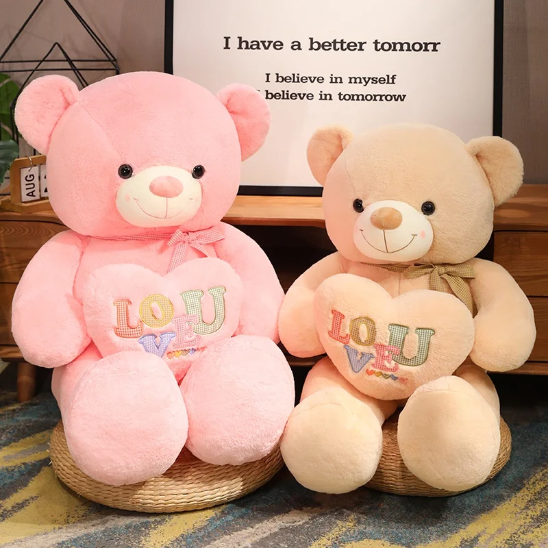 Super Big Size Bear with Heart Perfect Plush Toy Gift