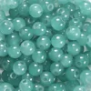 Perles d'imitation de jade 6 mm - Vert Zhonghai