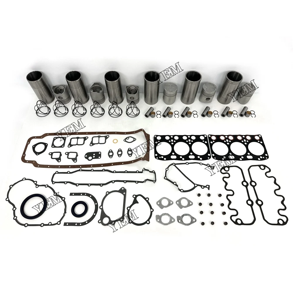 2D Rebuild Kit Cylinder Liner Piston With Gasket Kit for Toyota Engine. 2