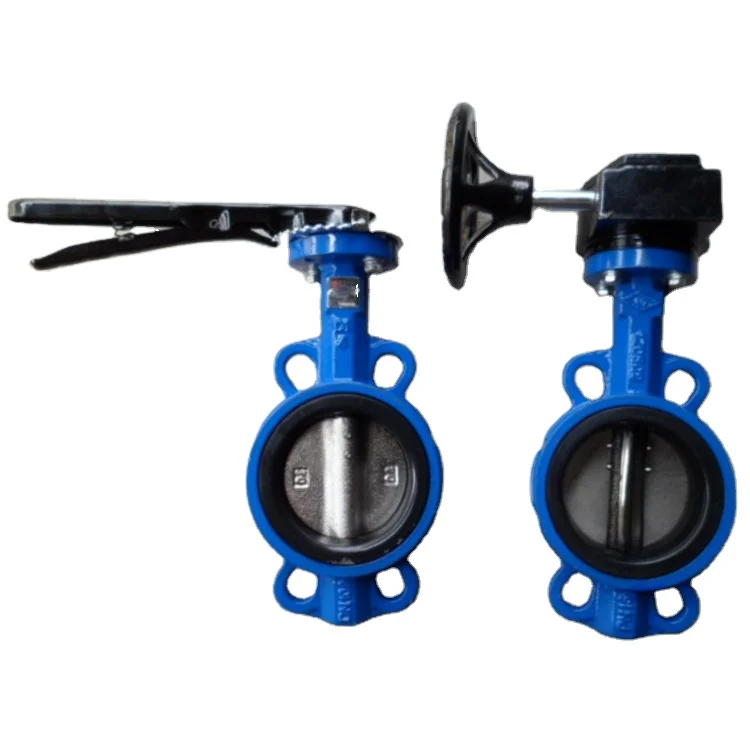 Cast Iron Sandwich Type Turbine Butterfly Valve FS042 Ball Iron Blade Butterfly Valve Series