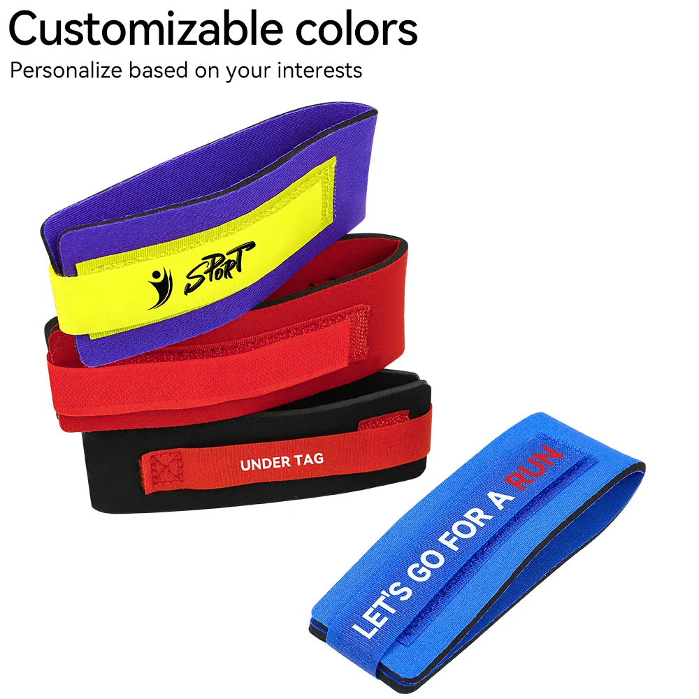 Good Catch Waterproof Soft Neoprene Protector Triathlon Timing Chip Strap Lightweight Broad Comfortable Transponder Ankle Band