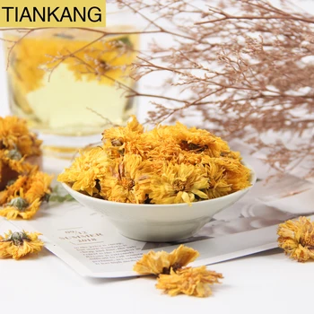 Chinese Herbal Detox High Quality Wholesale Factory Supply Dried Yellow Chrysanthemum Flower Tea