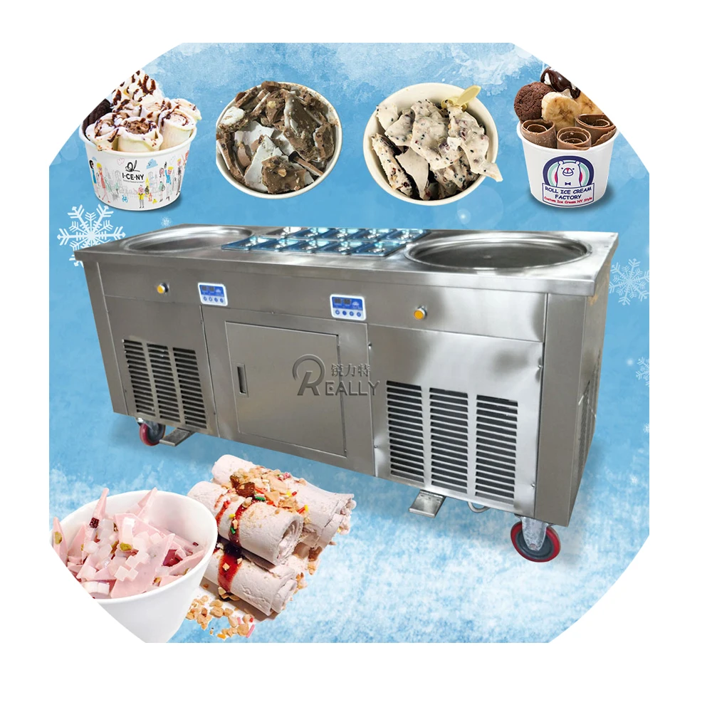 ice cream rolls machine/ fried ice