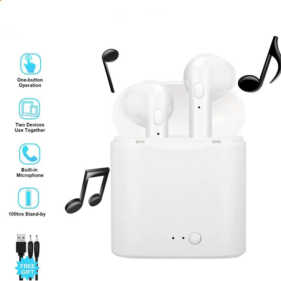 I7s Tws Earbuds Truely New Product Tws Earbuds Portable Earphone Stereo Earbuds I7s - ANKUX.COM