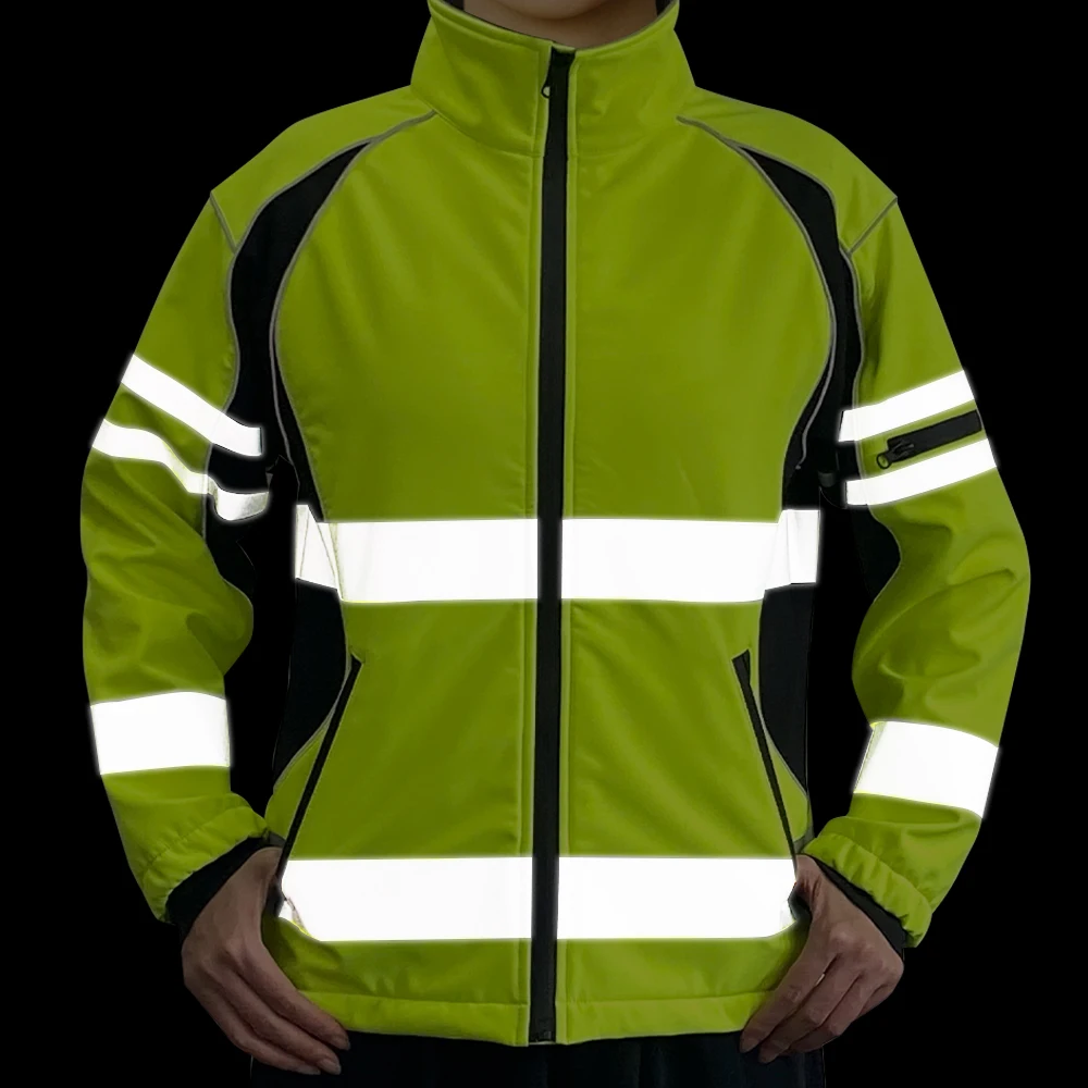 Custom Warm And Windproof Engineering Hi Vis Safety High Visibility