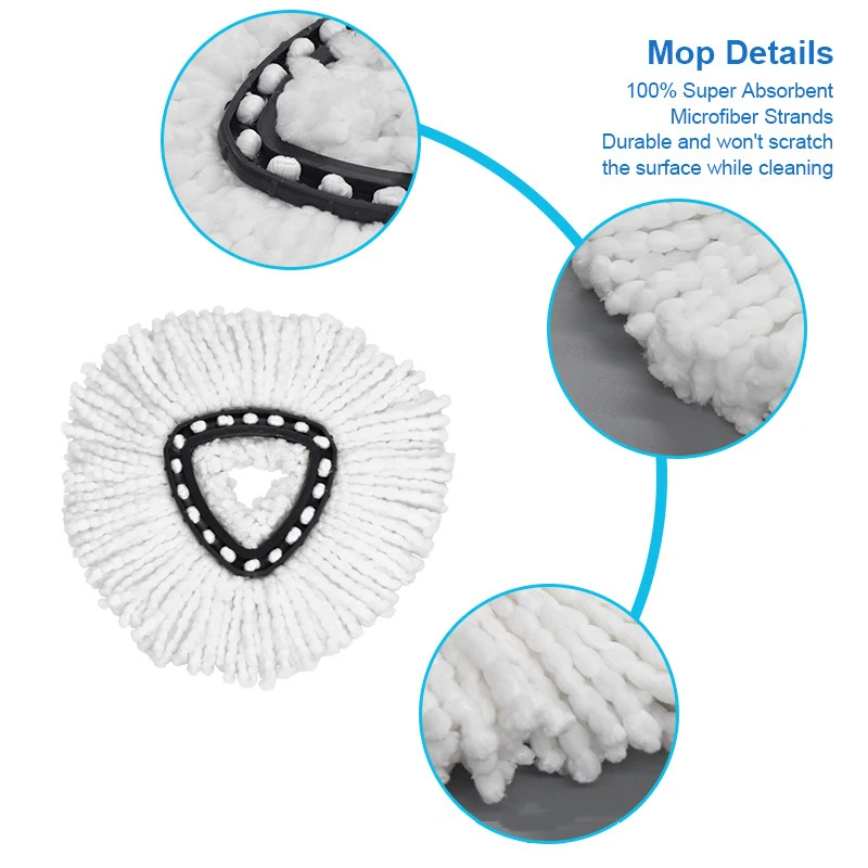 Mop Head Replacement Microfiber Mop Replacement Head For Replacement