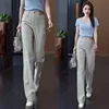 Morandi gray trousers