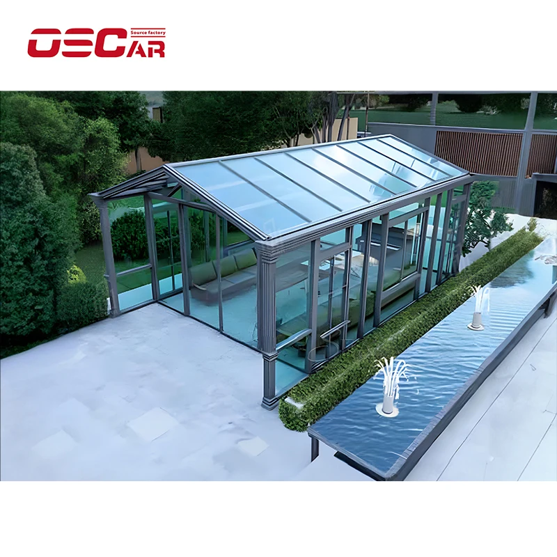 Мост из алюминиевого сплава под открытым небом деревянное зерно прозрачный внутренний экологический балкон водонепроницаемый Ландшафтный павильон