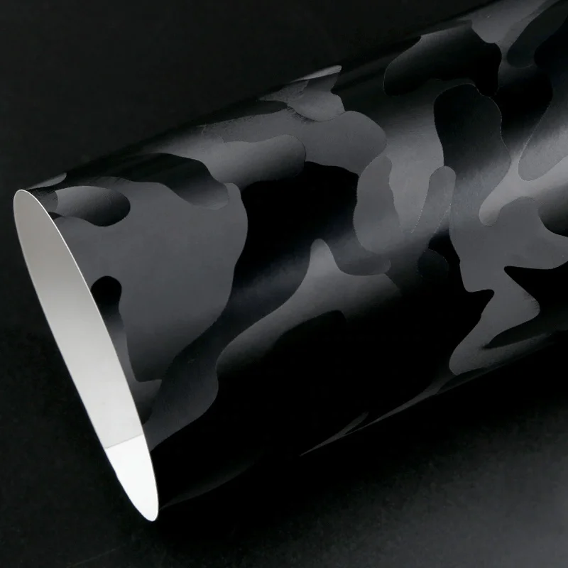 Película Adhesiva 3D Carbono Negro De 200x50 Cm – Efecto Antigraffiti Con Espátula De Regalo