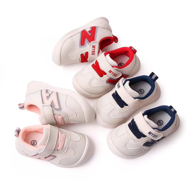 Boys and Girls Walking Shoes Soft Soles Children's Small White Shoes Non-slip Breathable Casual Shoes