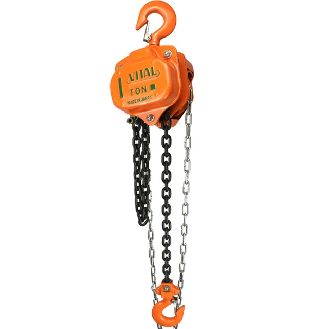 3 Ton Vital Chain Hoist Block and Tackle Japan Chain Block 20 Ton