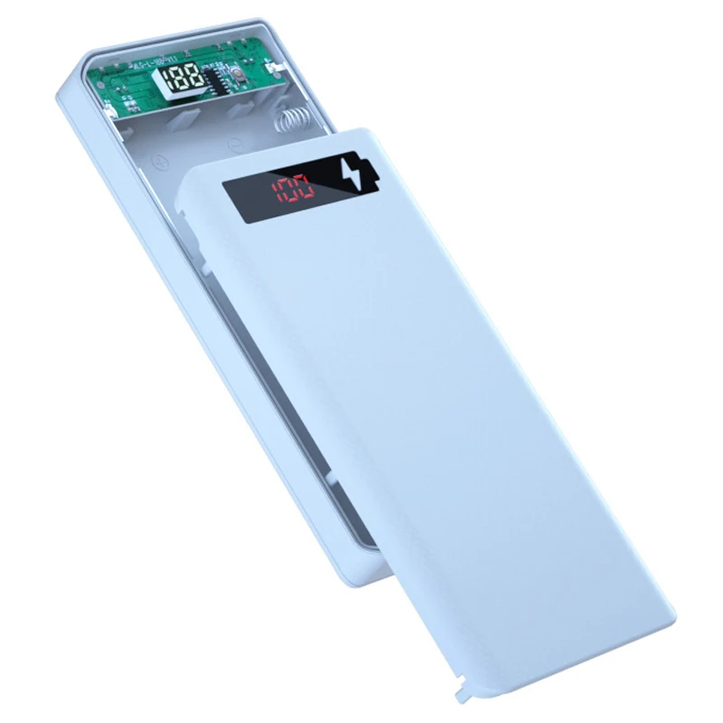 Power Bank Case Detachable 8*18650 Battery(without Battery) Charger Box DIY Shell Kit LED Display Power Bank Shell