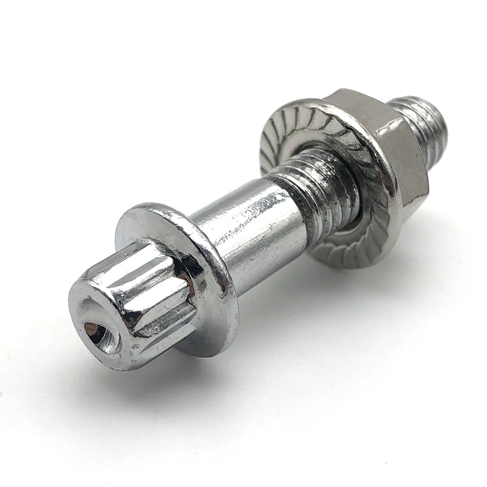 Flange Bolt Gr5 Titanium Hex Flange Nut 8Mm M4 M6 M7 M7X32 Titanium Bolt M8 12 Point Flange Bolt and Nut