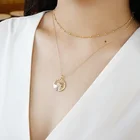 Jewelry Necklace 2021 Women Wholesale Fashion 18K Gold Plated Women Jewelry 925 Silver Choker 2021 Dainty Charm Simple Bead Chain Necklace For Ladies Mam