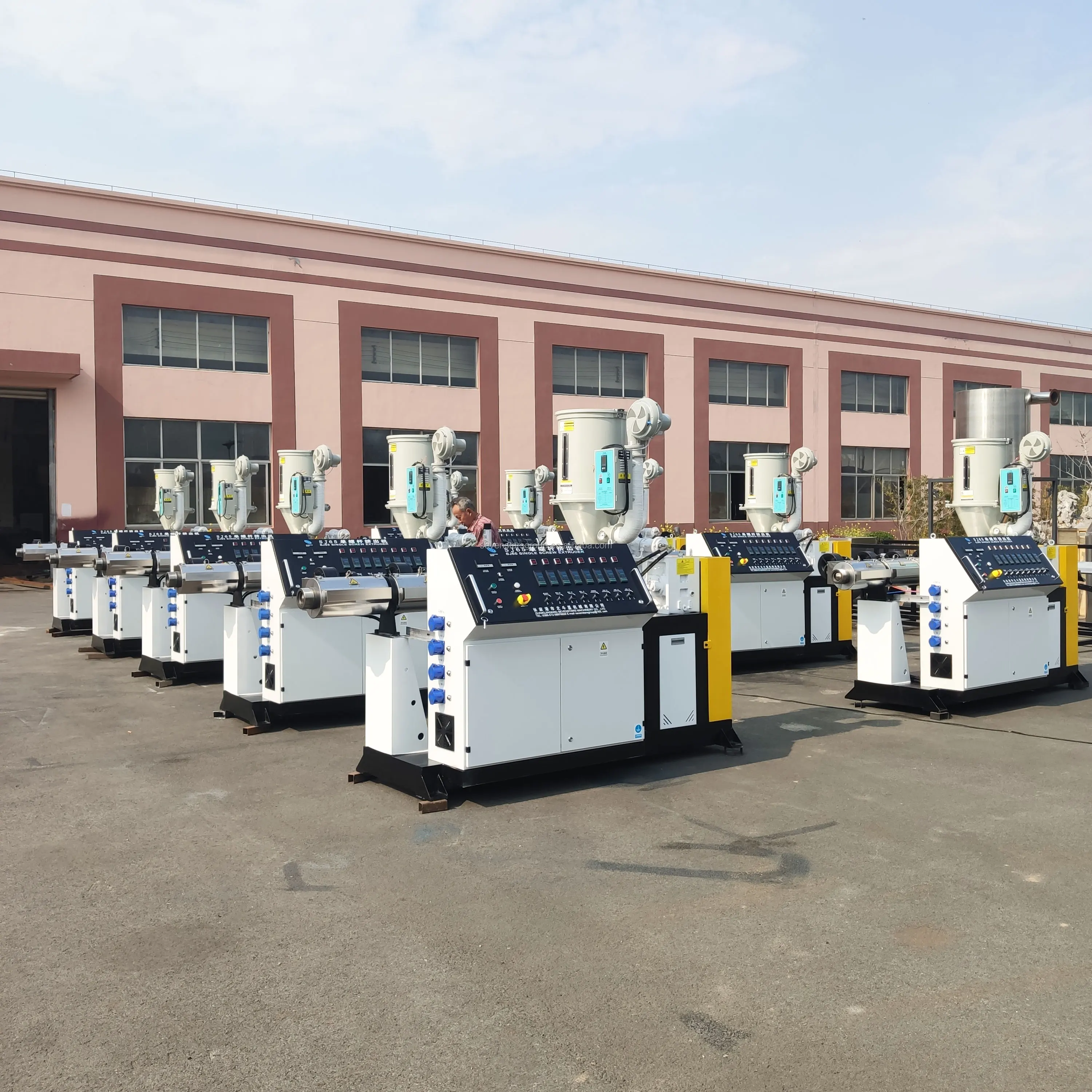 Cheap Line Hdpe Extrusion Hpde Pe Pp Making Extruding Plastic Extruder Pipe Machine