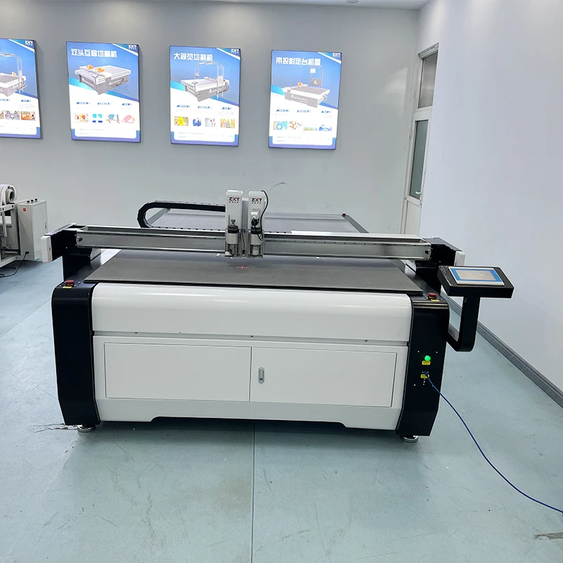 ZXT Customized CNC Advertising KT Cardboard/Corrugated Board/Sticker Digital Box Carton Vibrating Knife Cutting Machine